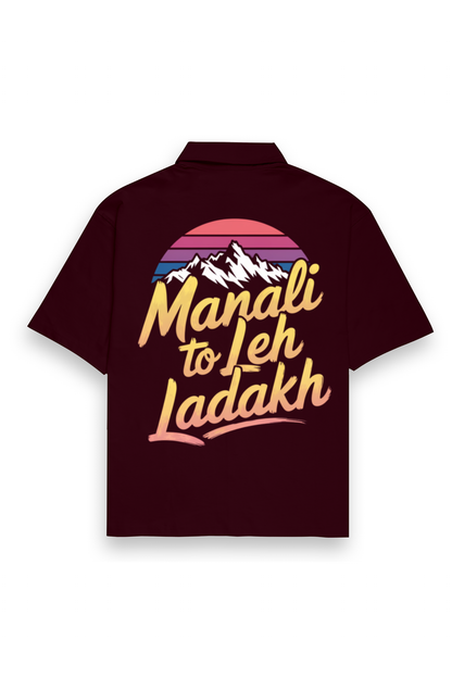 Unisex Tee-Manali to Leh: The Ultimate Adventure Road