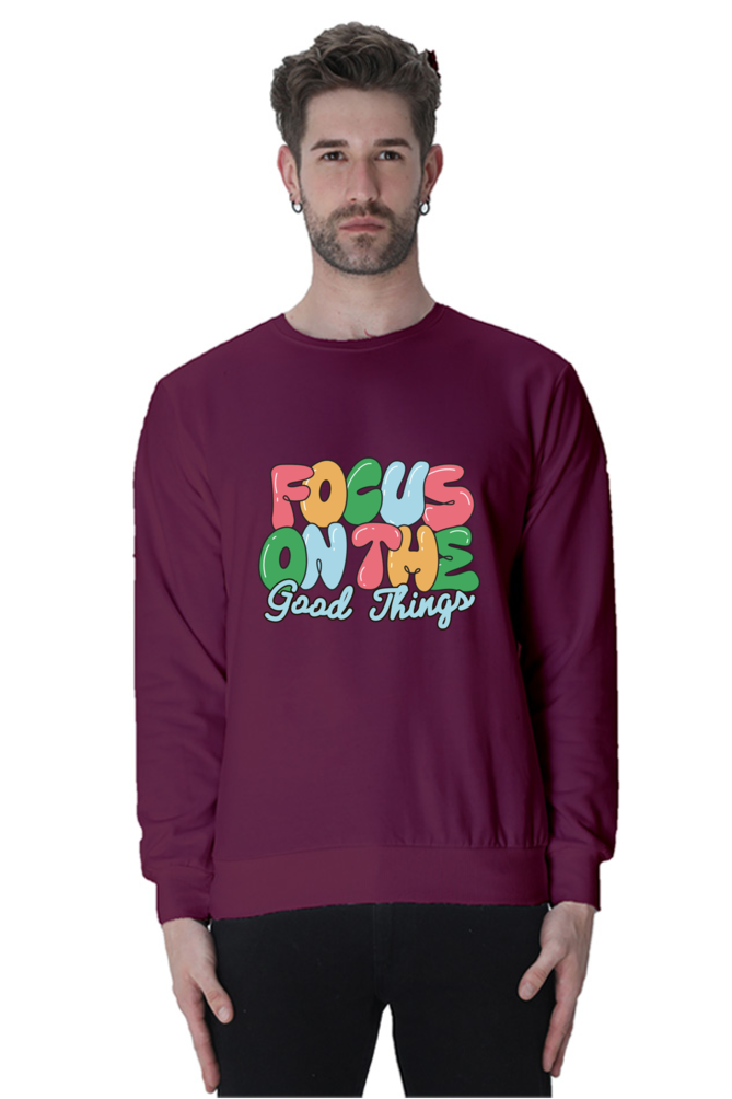 Focus on the Good: Vibrant Motivation Sweatshirt