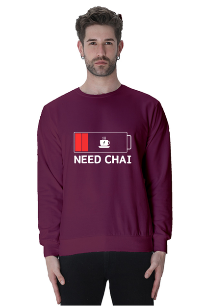 Chai Power Up: Low Battery Life Sweatshirt