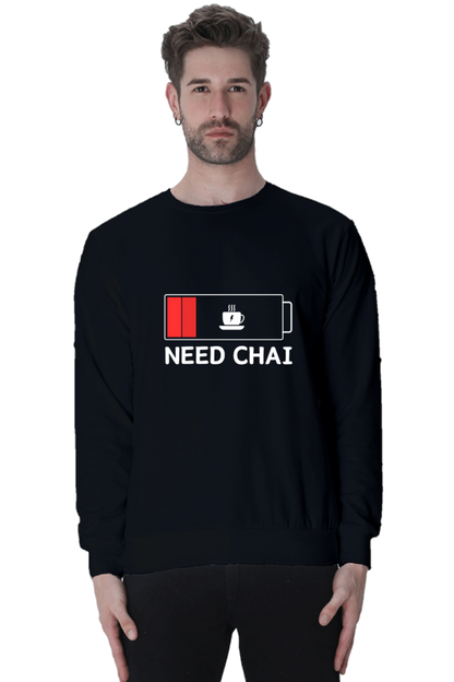 Chai Power Up: Low Battery Life Sweatshirt