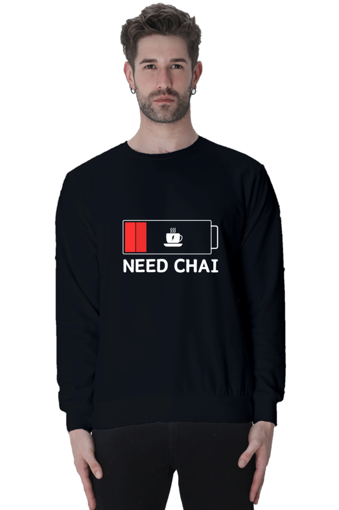 Chai Power Up: Low Battery Life Sweatshirt