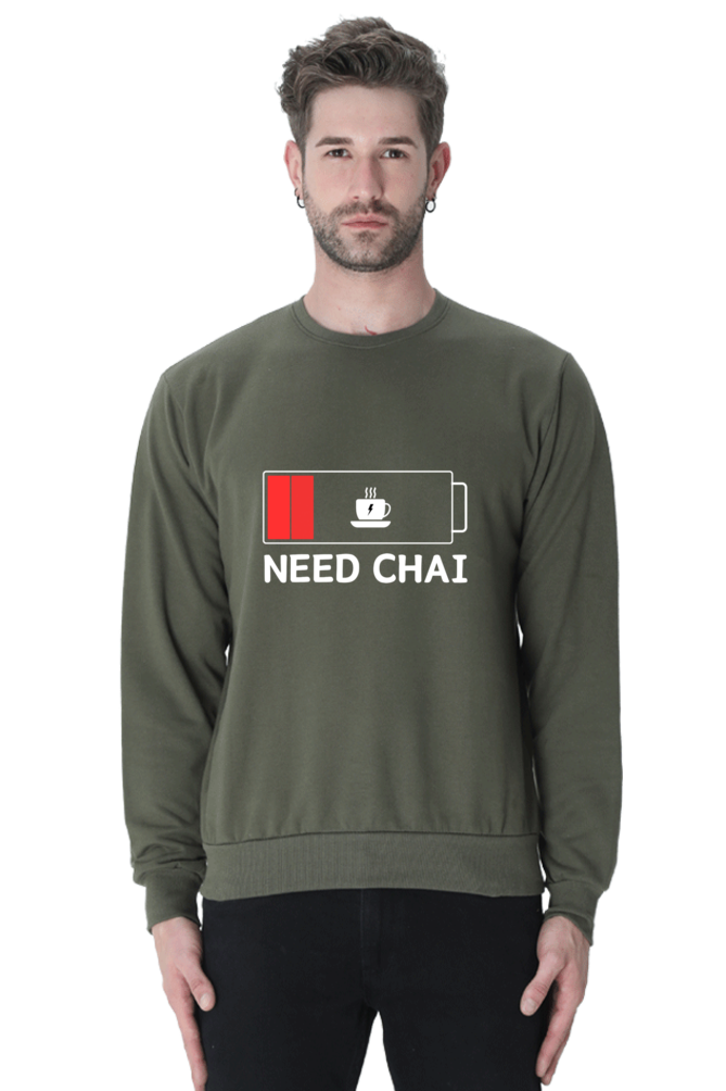 Chai Power Up: Low Battery Life Sweatshirt