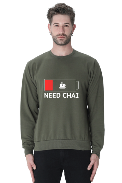 Chai Power Up: Low Battery Life Sweatshirt