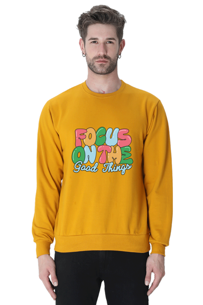 Focus on the Good: Vibrant Motivation Sweatshirt