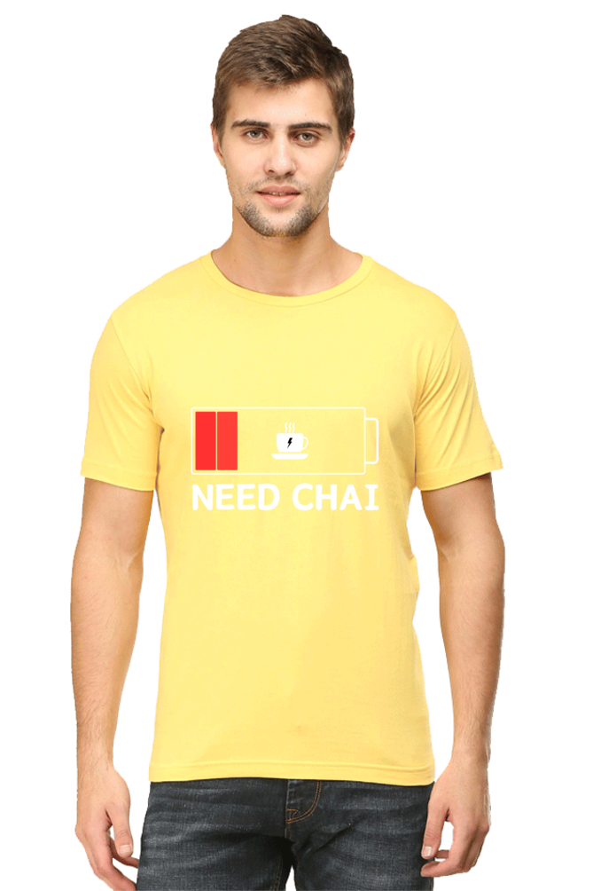 Recharge with Chai: Low Battery Tee